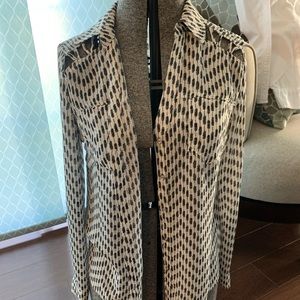 Black & White Blouse